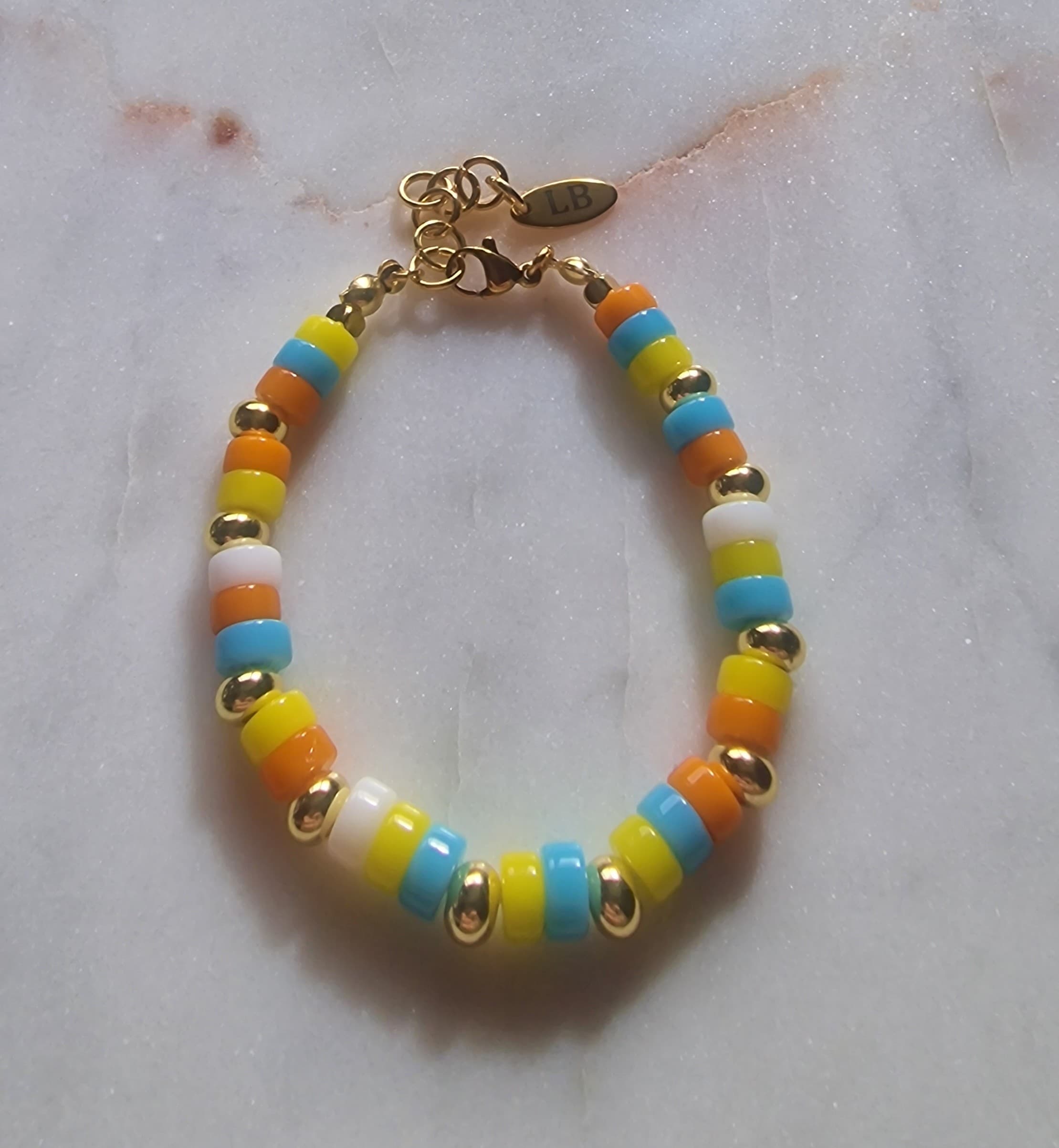 bright color bracelet
