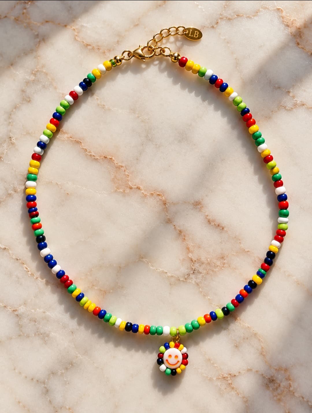 smiley bloom necklace kids